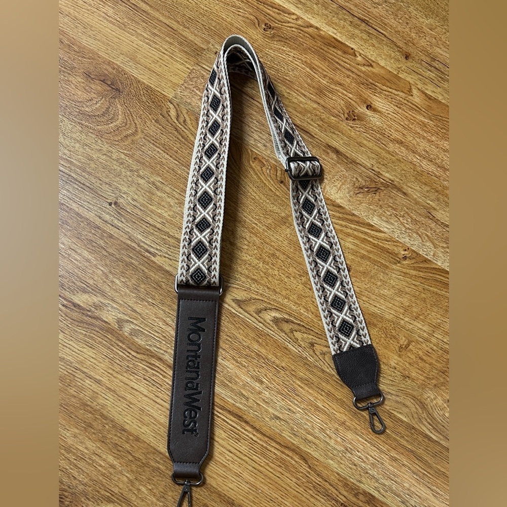 Montana West Brown and Black Patterned Belt Bag